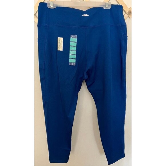 NWT Earth Yoga Women’s Plus Size 1X Zen Stretch Pants Eco-Friendly Front Pockets - Picture 5 of 10